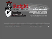 Tablet Screenshot of knightcorporations.com